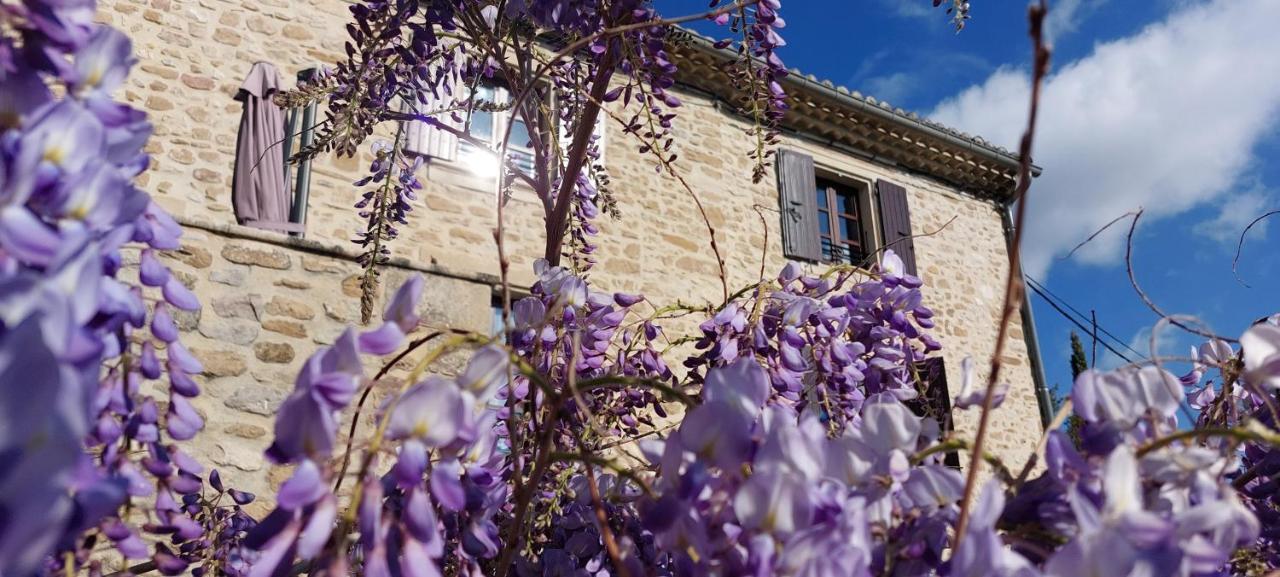 La Maison Wisteria Saint-Pantaléon-les-Vignes Extérieur photo